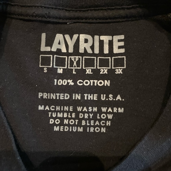 Black layrite Viva Las Vegas T-shirt ￼ - Picture 3 of 3